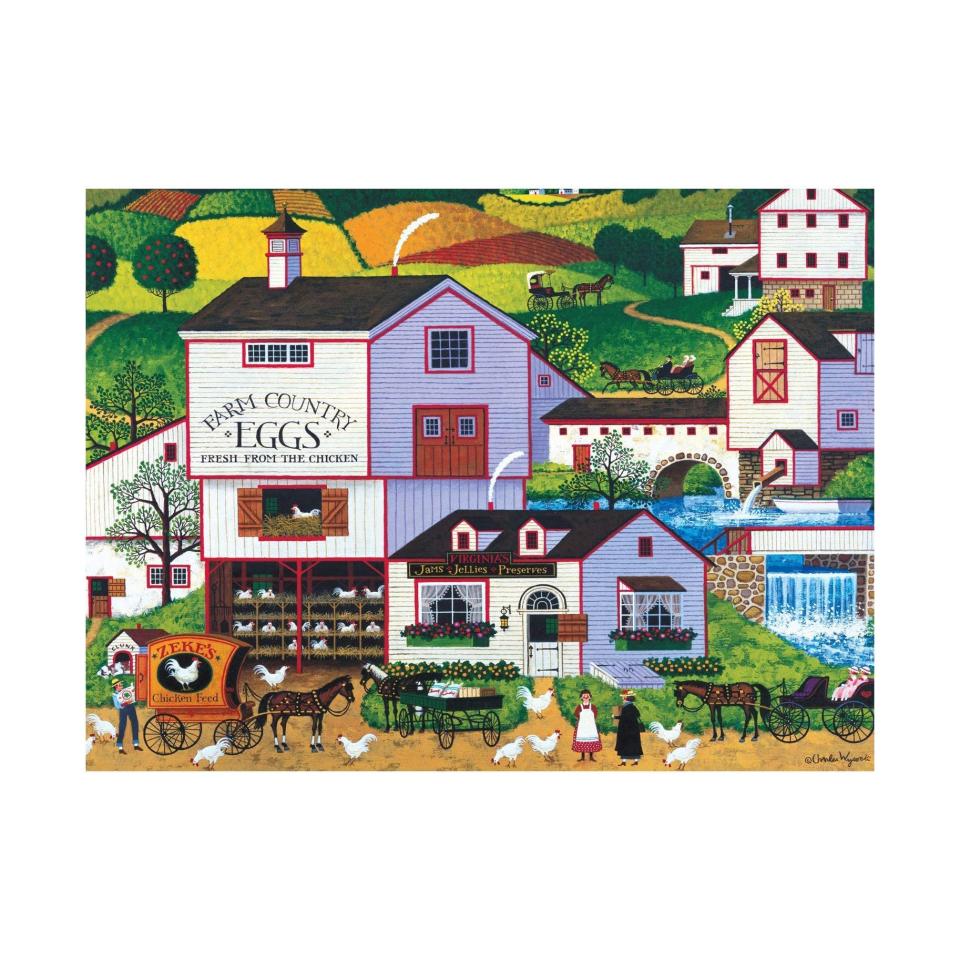 22) Charles Wysocki Virginias Nest Jigsaw Puzzle