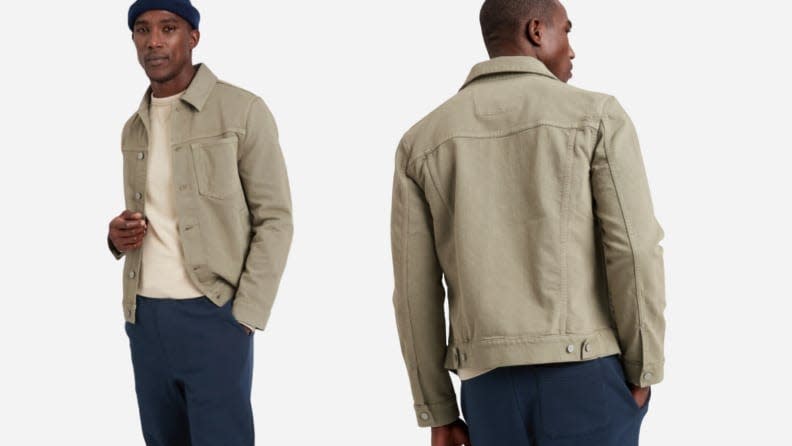 Spruce up any look with this neutral jacket