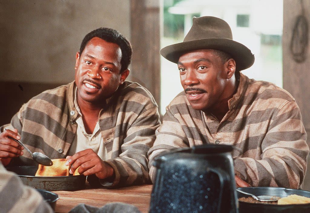 Martin Lawrence and Eddie Murphy in the film ‘Life’.