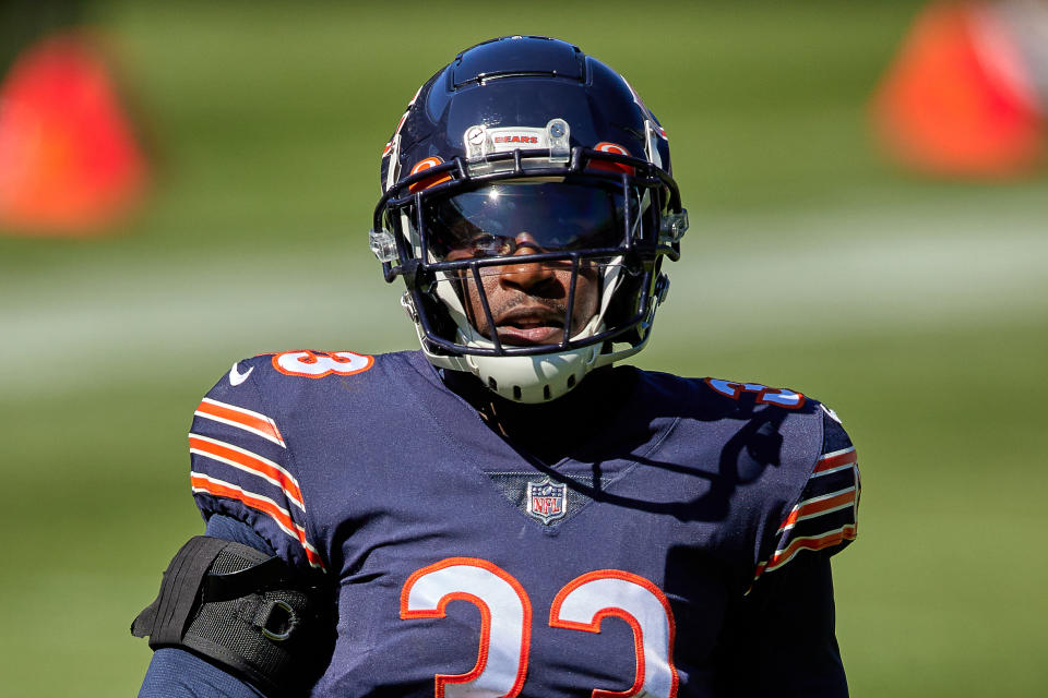 The Chicago Bears are counting on cornerback Jaylon Johnson stepping up even more this season. (Photo by Robin Alam/Icon Sportswire via Getty Images)