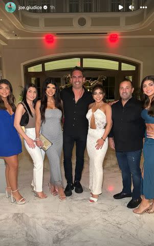 <p>Joe Giudice/ Instagram</p> Gia, Gabriella, and Teresa Giudice; Louie Ruelas; Milania, Joe, and Audriana Giudice