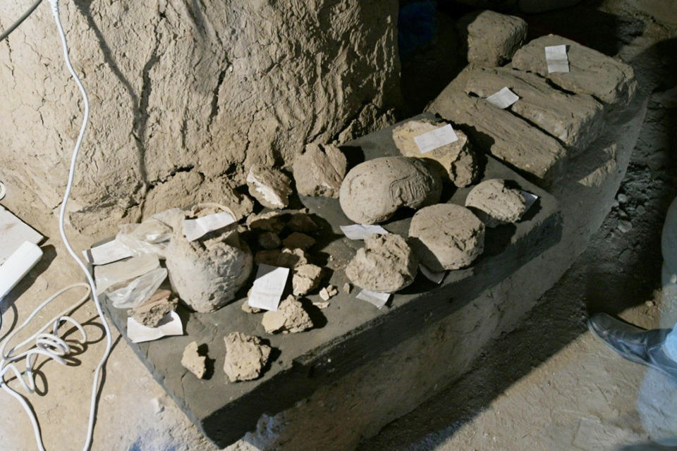 Image: Archeological discoveries are seen in Luxor (Zahi Hawass Center for Egyptology / via Reuters)