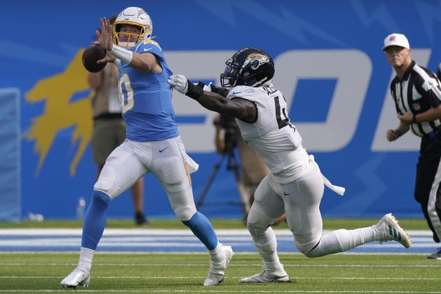 Chargers look sluggish as Jaguars roll, can't blame loss on Justin