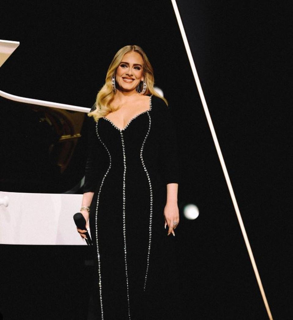Adele performing her Las Vegas residency (Raven B Varona)