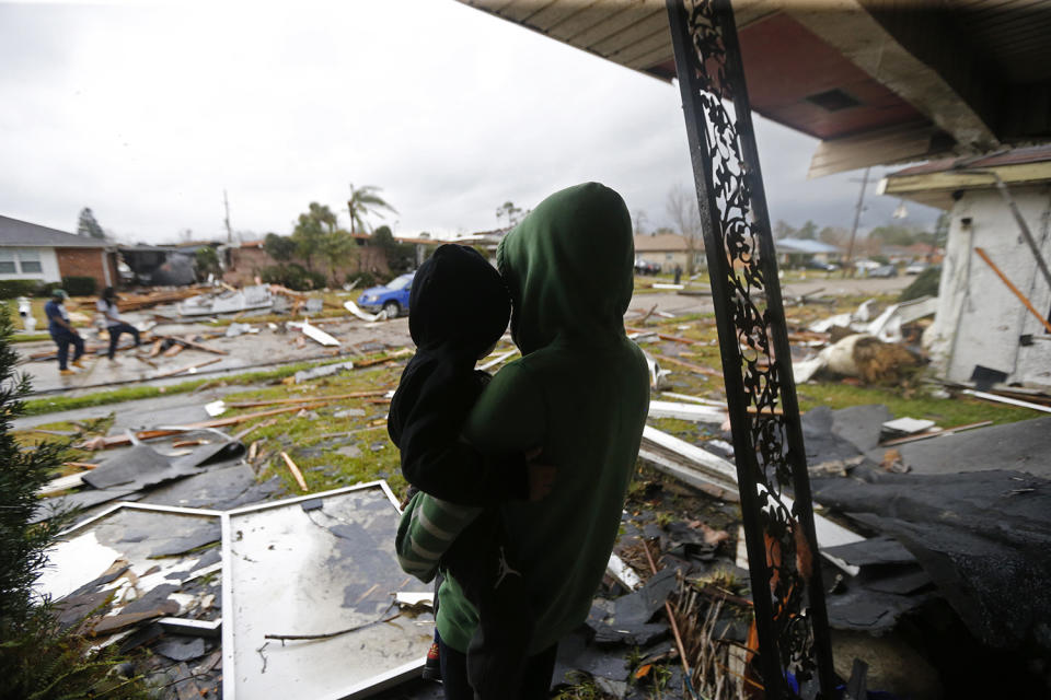 Tornadoes touch down in southern Louisiana