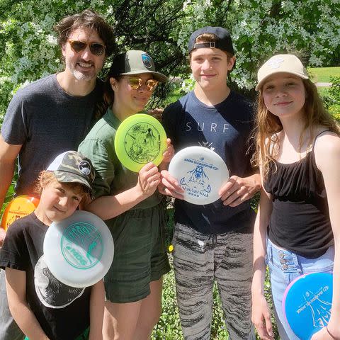 <p>Sophie Gregoire Trudeau/Instagram</p> Justin Trudeau and Sophie Gregoire with their children: Xavier Trudeau, Ella-Grace Trudeau and Hadrien Trudeau