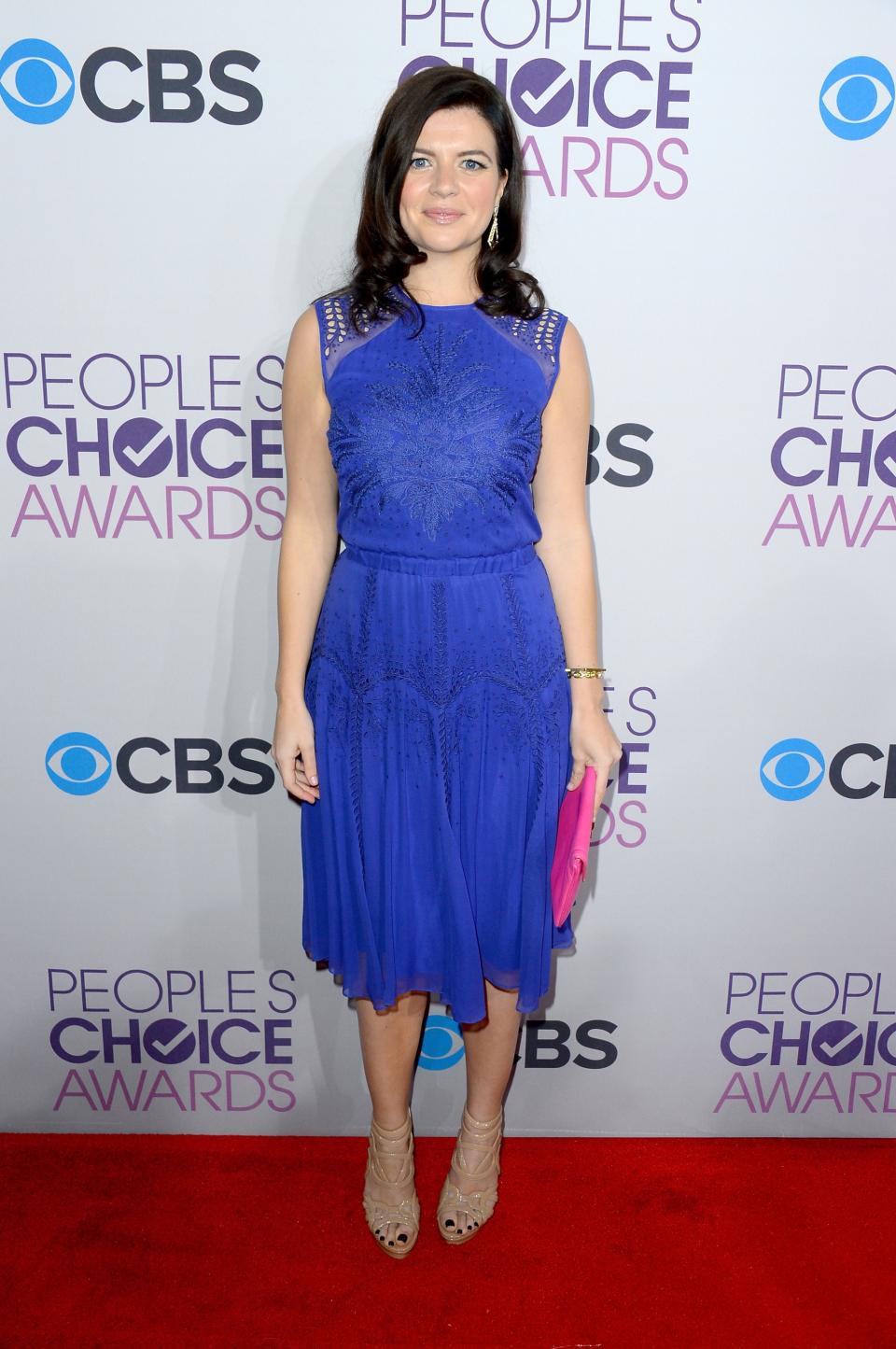 LOS ANGELES, CA - JANUARY 09: Actress Casey Wilson attends the 34th Annual People's Choice Awards at Nokia Theatre L.A. Live on January 9, 2013 in Los Angeles, California. (Photo by Frazer Harrison/Getty Images for PCA)