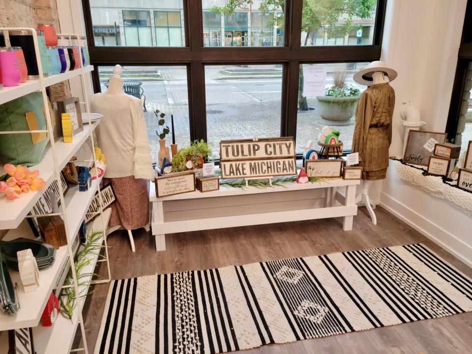 The Poppy Peach carries women's fashion, home decor and Michigan-themed accessories. The store opened on Eighth Street on Monday, Oct. 25.