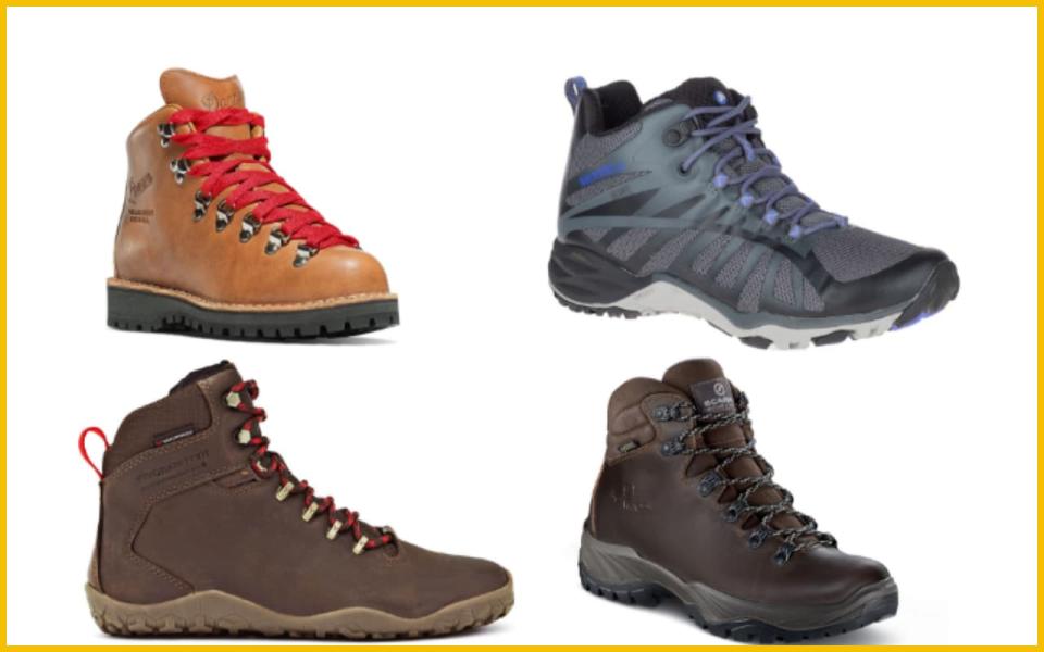 Walking boots either come in leather or synthetic material