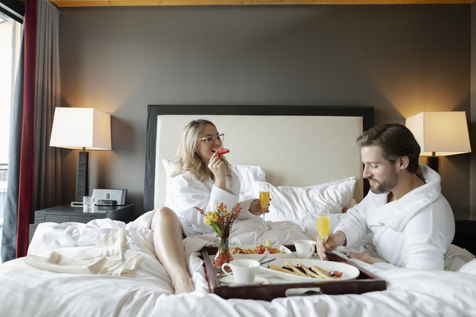 Your plush bed could still bear the traces of the last guest's breakfast, or worse. Photo: Getty Images