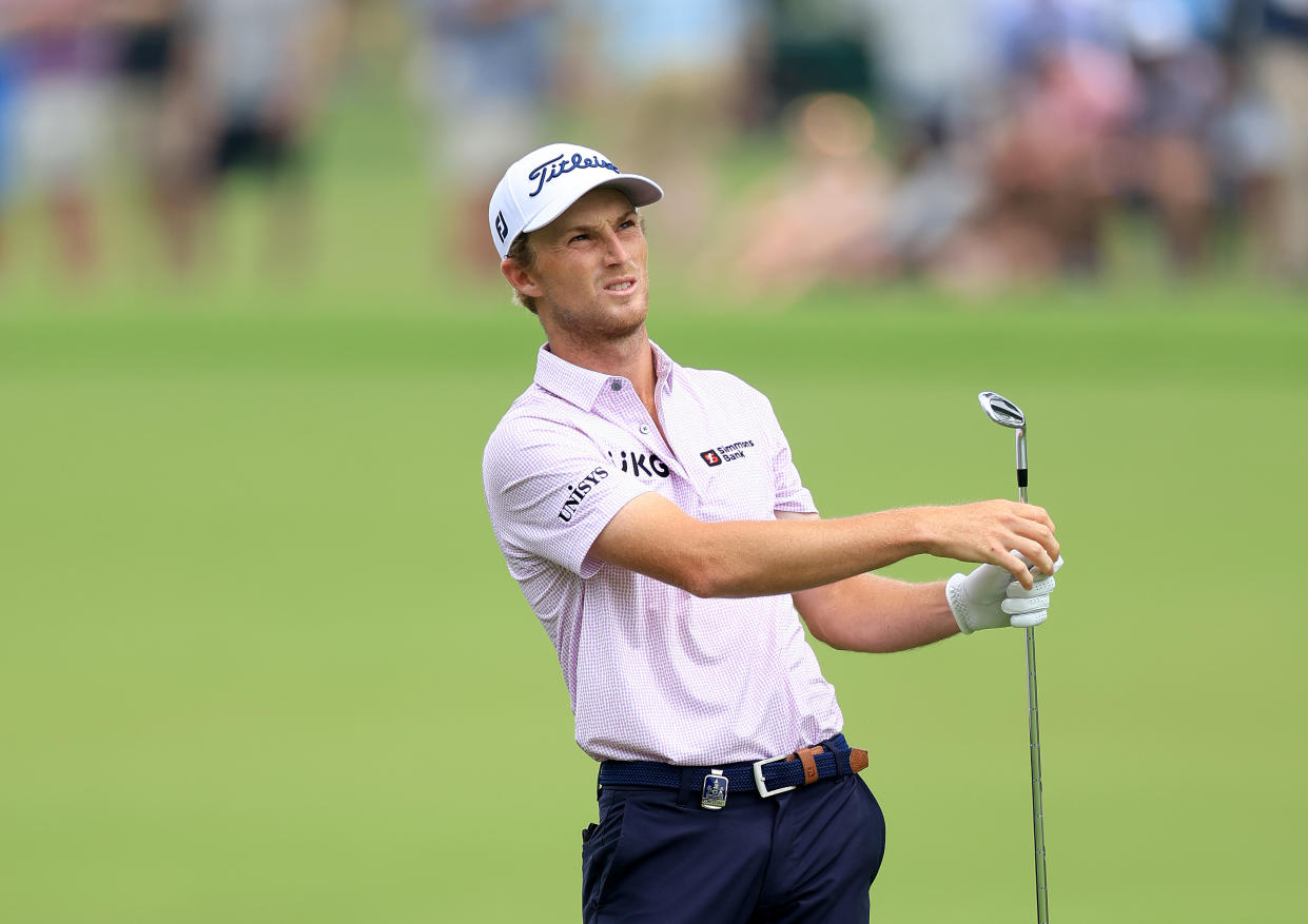 Will Zalatoris, on fire at the PGA Championship. (David Cannon/Getty Images)