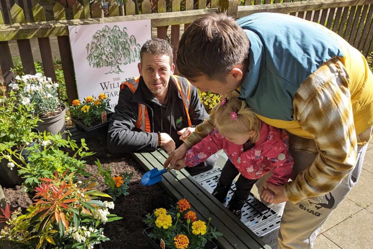 Dave Poulton planting on Earth Day <i>(Image: Up The Garden Bath)</i>