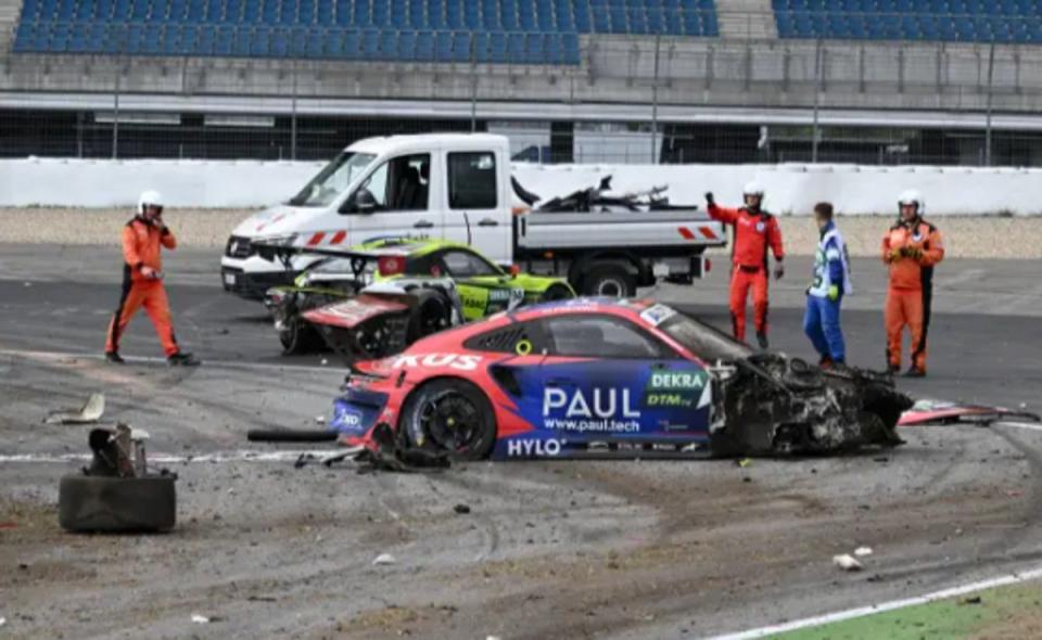 David Schumacher was involved in a horror crash on Saturday (PA Images)