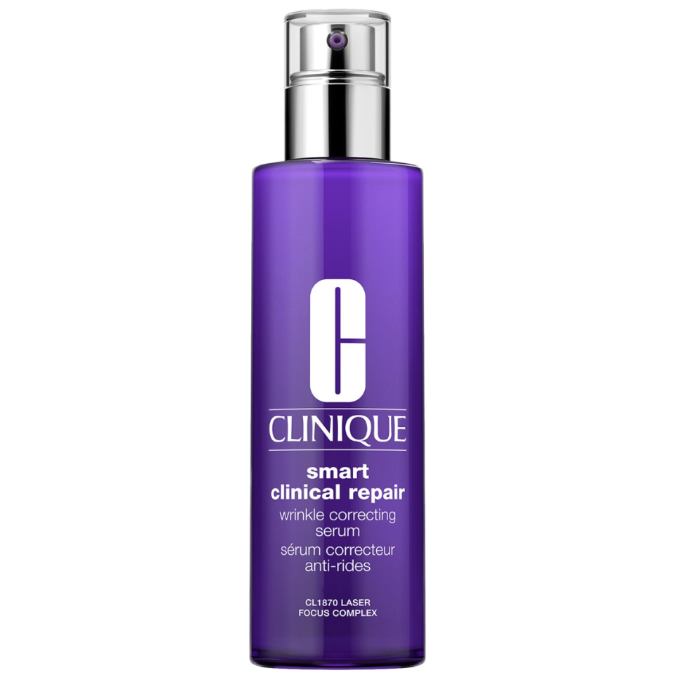 <p><a href="https://go.redirectingat.com?id=74968X1596630&url=https%3A%2F%2Fwww.sephora.com%2Fproduct%2Fclinique-smart-clinical-repair-trade-wrinkle-correcting-serum-P473267&sref=https%3A%2F%2F" rel="nofollow noopener" target="_blank" data-ylk="slk:Shop Now;elm:context_link;itc:0;sec:content-canvas" class="link ">Shop Now</a></p><p>Smart Clinical Repair Wrinkle Correcting Serum </p><p>sephora.com</p><p>$122.50</p><span class="copyright">Sephora</span>