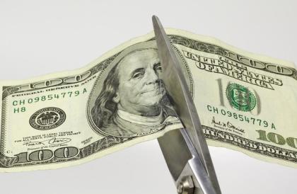 Cut Spending Scissors Cash Budget Getty