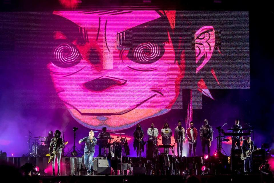 Gorillaz perform at BBK festival (Tom Hagen)