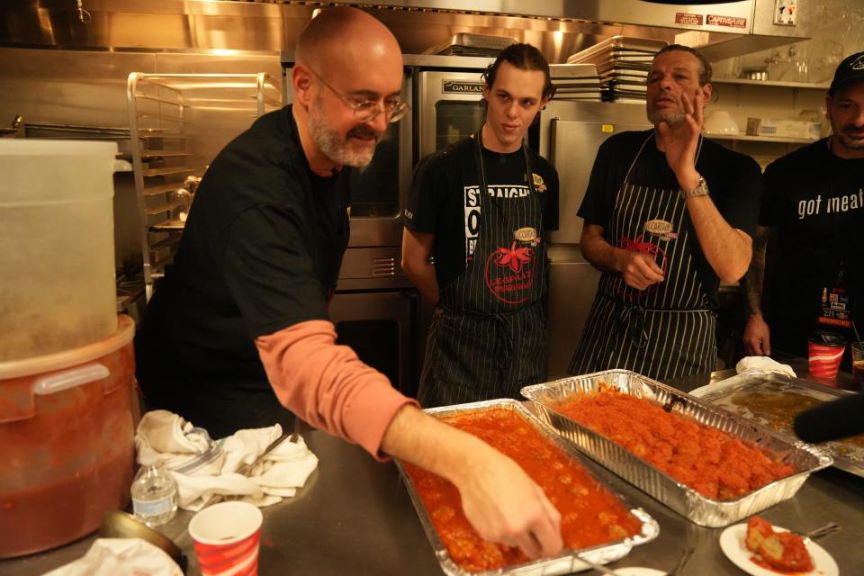 The staff from Riccardo’s of Browns Mill competed for the best meatball trophy. The Pizza Bowl was held at Redd’s in Carlstadt where Jersey Pizza Joints held their annual pizza tasting contest to award the winner of the best pizza in New Jersey on February 4, 2023. 