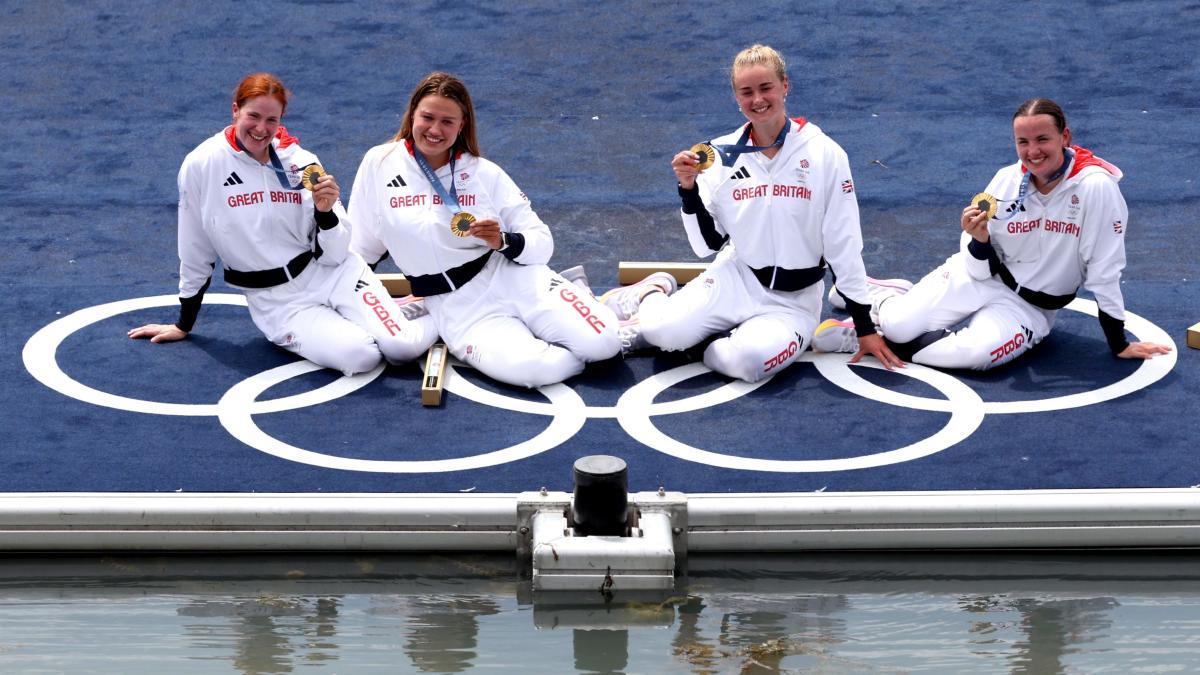 GOLD MEDAL – Scott wins quad sculls with Team GB