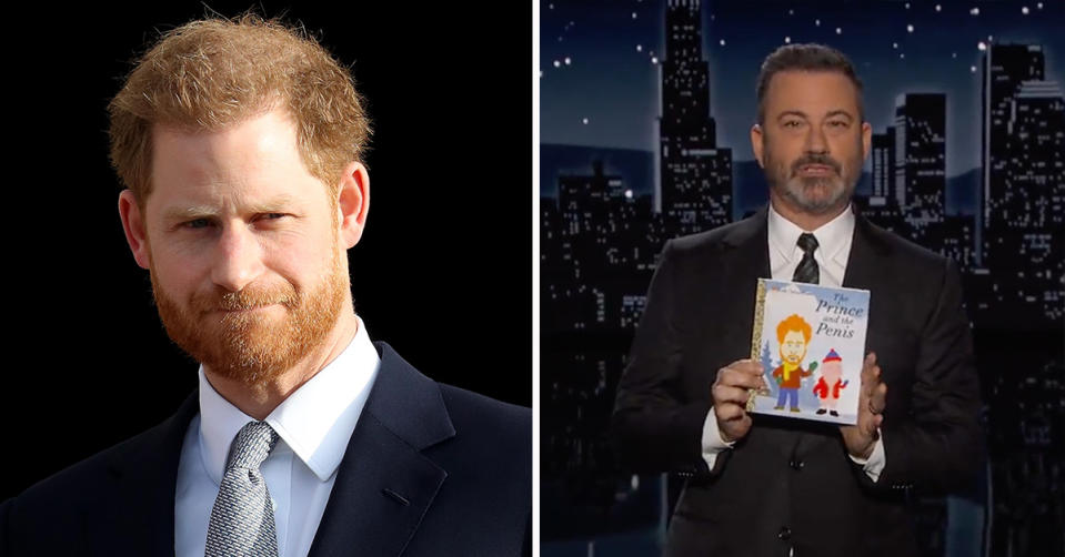 Prince Harry and Jimmy Kimmel