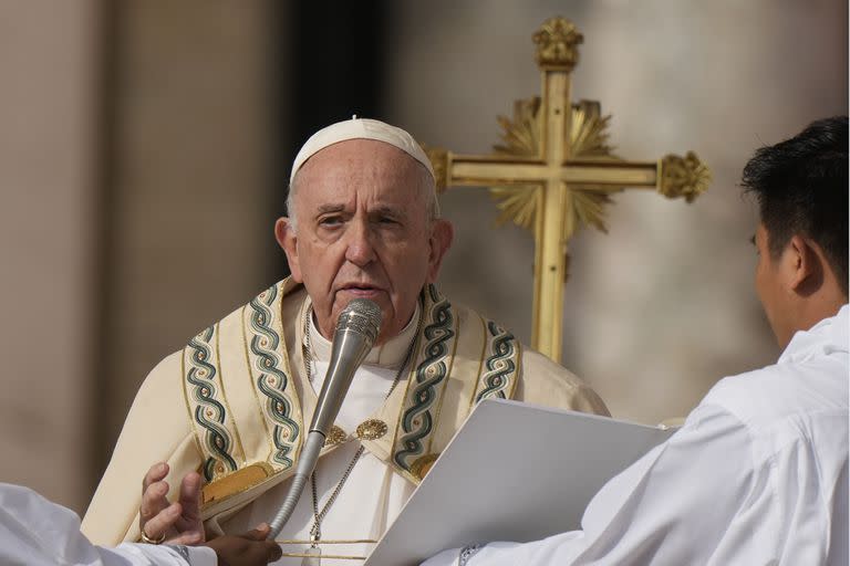 Francisco, durante la canonización