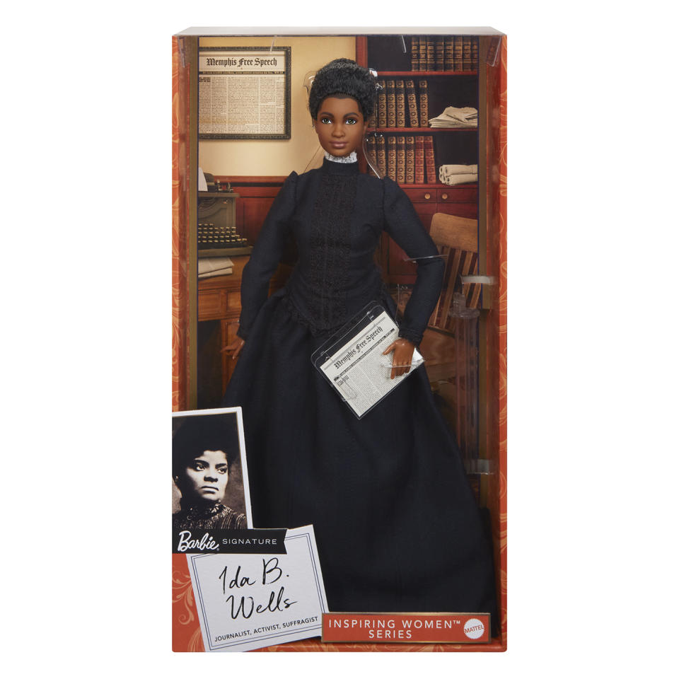 Wells great-granddaughter, Michelle Duster, has also written a children's book about the journalist and activist. (Photo: Mattel)