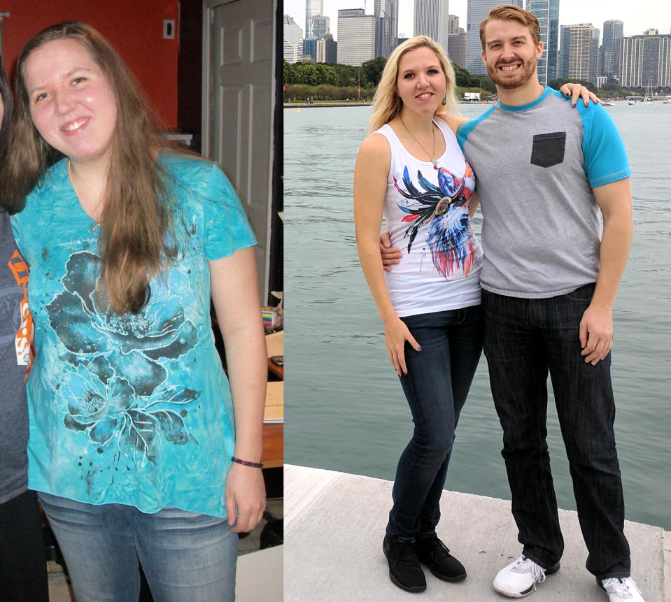 Heather Wright’s crush turned into a relationship as she got on top of her health. (Photos: courtesy of Heather Wright)