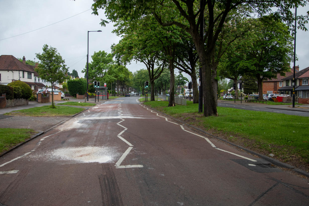 The couple died after an incident on Fox Hollies Road in Acocks Green, Birmingham on Saturday, 5 June. (SWNS)