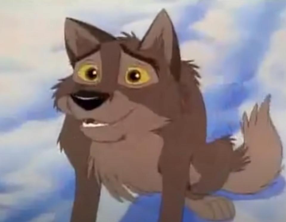 Balto sits in the snow in the "Balto" trailer