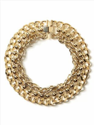 Layered chainlink necklace - $79.00