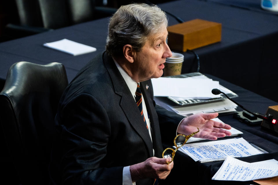 El senador de EEUU John Neely Kennedy. (Photo by Demetrius Freeman/The Washington Post via Getty Images).