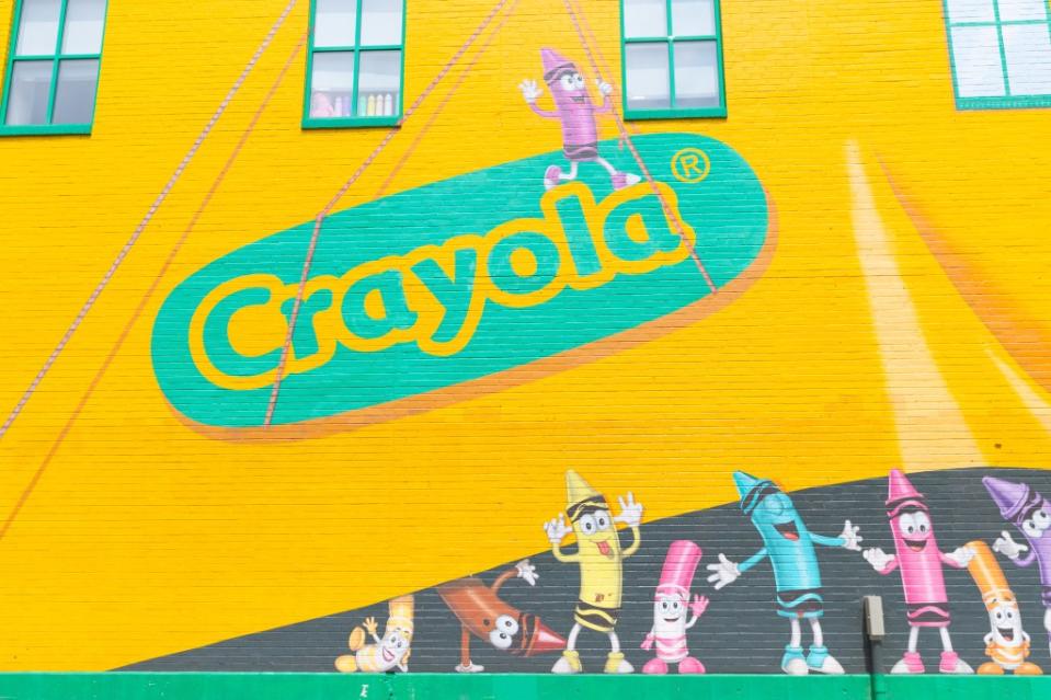 Crayola Experience is a crayon-centric warehouse with colorful kid-friendly activities via Getty Images