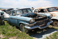 <p>This 1958 Studebaker Commander was one of the more unusual residents of a Colorado salvage yard we visited a few years ago. Seeing as just 6771 people were prepared to hand over $2378 to buy one, they were a rare sight back in the day, and are like hen’s teeth today.</p>