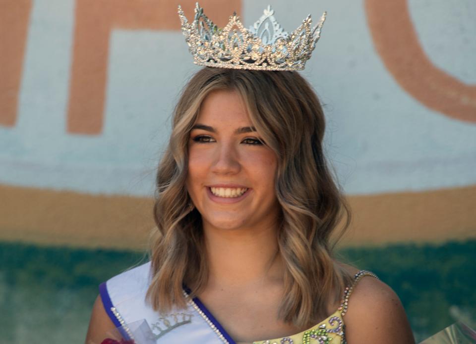 Brooklynn Cockriel of Ripon was named Miss Garlic Festival 2022 at the first California Garlic Festival at the San Joaquin County Fairgrounds in Stockton on Saturday.