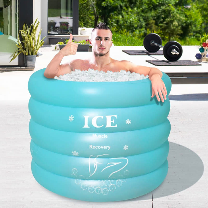 <p>Courtesy of Amazon</p><p>Have a little more flexibility with the size of your tub by giving Inflatoast’s Portable Ice Bath a go. The inflatable tub, made with thickened PVX material, comes with five airbag structures, which allows every user to adjust its height to fit their needs. The brand suggests three layers for children using the pool for fun, four for shorter adults, and five for taller adults. However, it does note that its product is not ideal for those above 5-feet 8-inches. </p>
