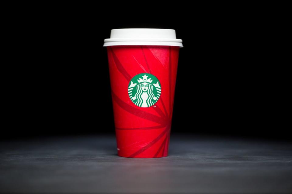 Starbucks holiday cups 2014