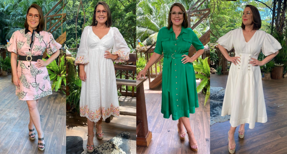 Julia Morris's dresses on I'm A Celebrity... Get Me Out Of Here! 2022