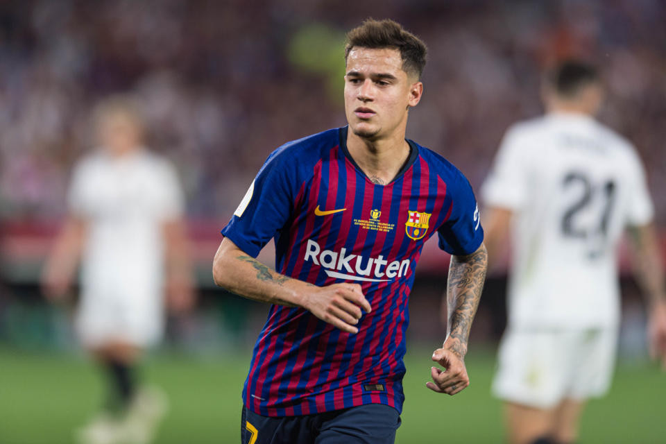 Philippe Coutinho hasn't lived up to expectations at the Camp Nou. (Photo by TF-Images/Getty Images)