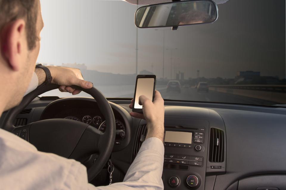 Toying with cellphones is a common culprit that keeps drivers’ eyes off the road.