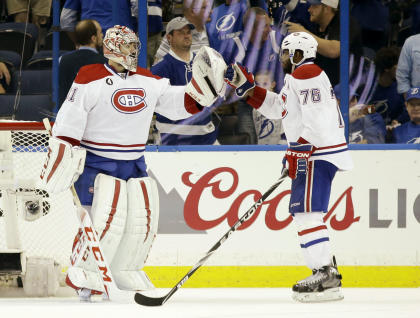 The Habs finally broke out offensively, while Carey Price was his usual solid self when called upon. (AP)