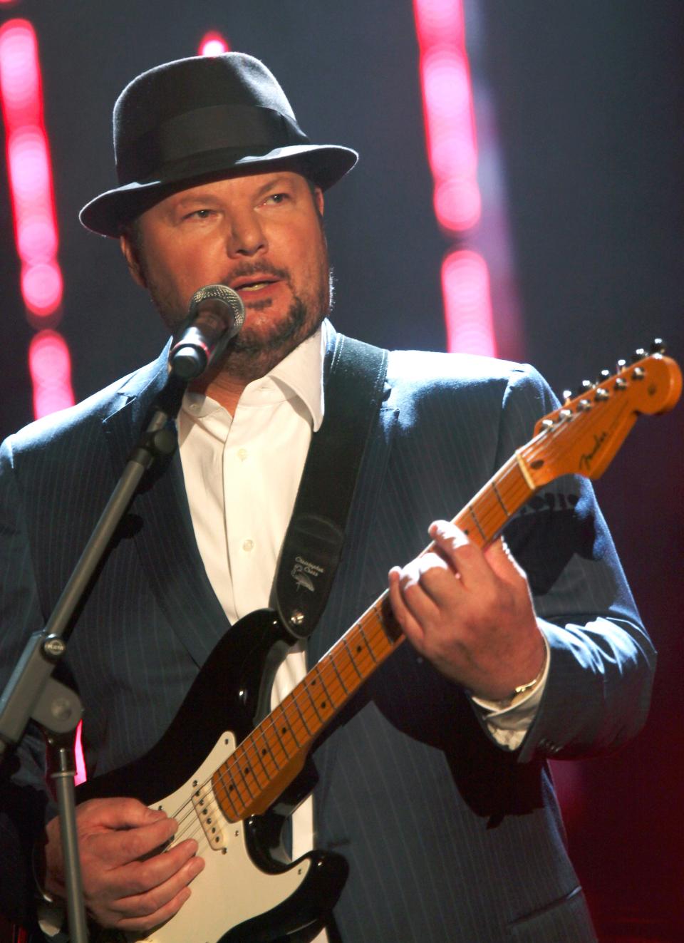 Singer Christopher Cross performs during the German game show "Wetten Dass" in Offenburg, southern Germany in 2011.