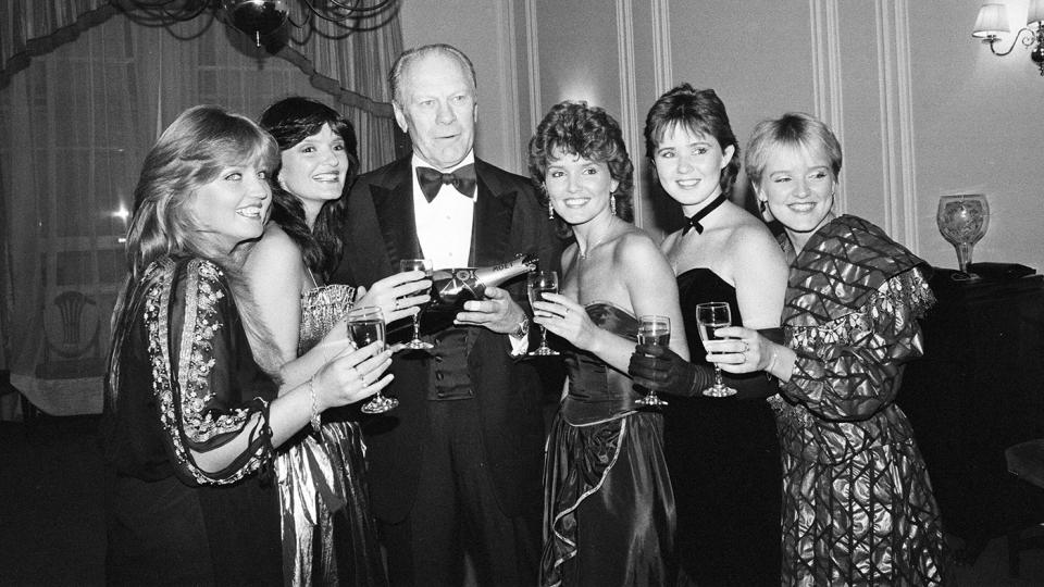 The Nolans were so famous they toured with Frank Sinatra and met ex-president Gerald Ford (Getty)