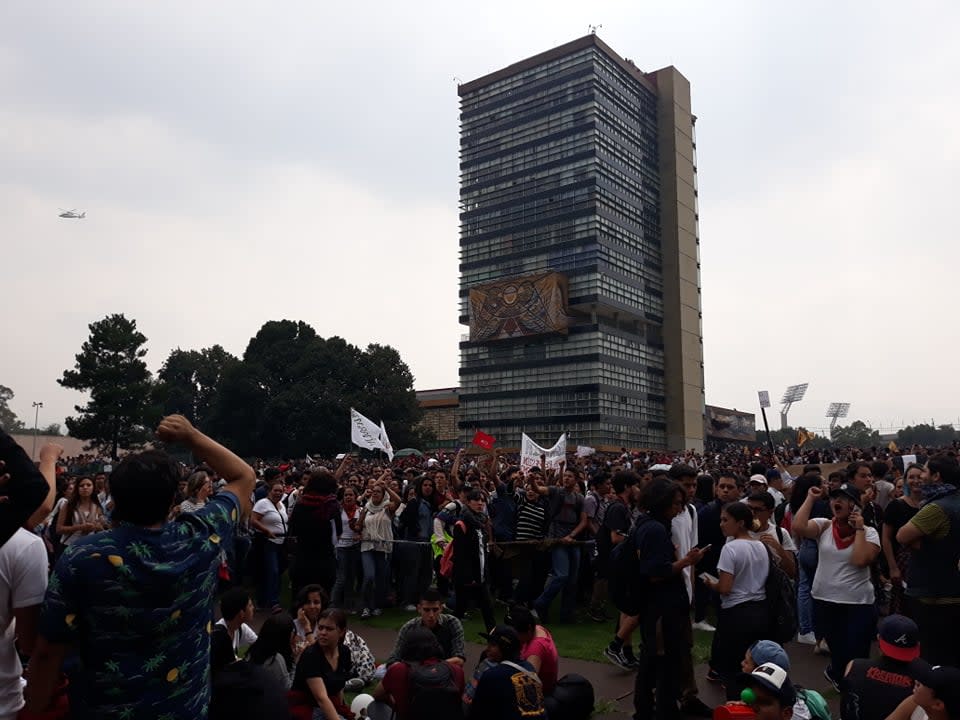 FOTOS | La megamarcha contra la violencia en la UNAM