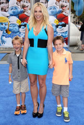 Matt Baron/BEI/Shutterstock Jayden James, Britney Spears and Sean Preston in 2013