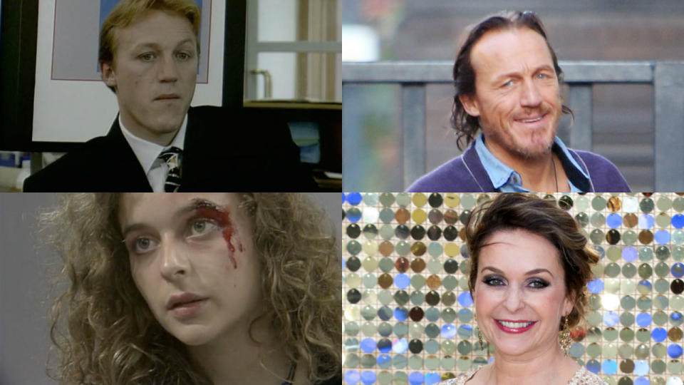 Jerome Flynn and Julia Sawalha 