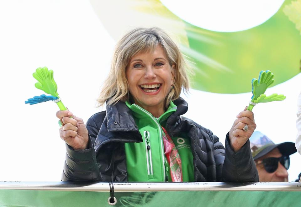 Olivia Newton-John attends the Wellness Walk and Research Runon in Australia (Getty Images)