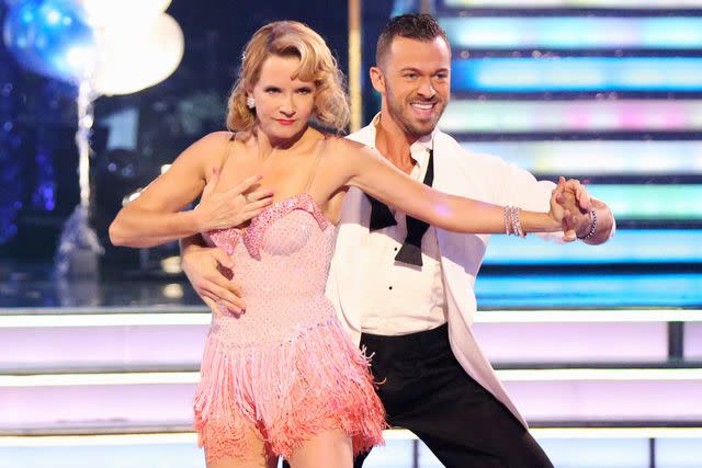 <p>Adam Taylor/Disney General Entertainment Content via Getty </p> Lea Thompson and Artem Chigvintsev on 'Dancing With the Stars'