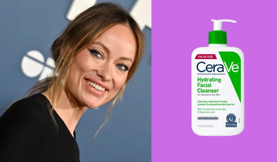Olivia Wilde and face wash