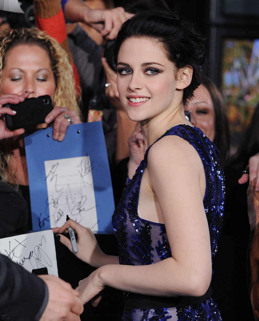 The Twilight Saga Breaking Dawn LA Premiere 2011 Kristen Stewart