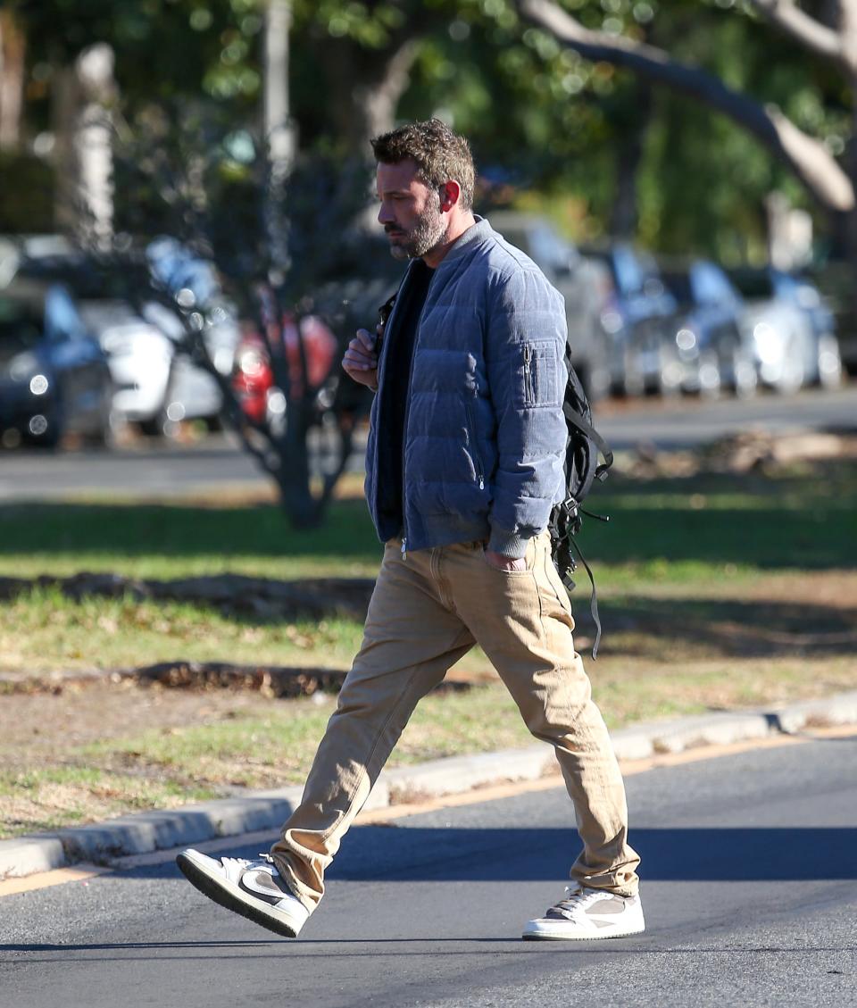 Out for a stroll this month in the Travis Scott x Air Jordan 1 Low OG ‘Mocha.’