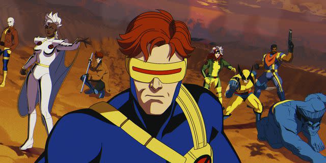 <p>Marvel Animation</p> Morph, Storm, Gambit, Cyclops, Rogue, Wolverine, Bishop, and Beast return in 'X-Men '91'